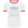 Science Like Religion Atheist Atheism Evolution Mens Ringer T-Shirt White/Red