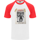 Santaquatch Christmas Bigfoot Xmas Sasquatch Mens S/S Baseball T-Shirt White/Red