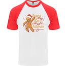 Gingers are for Life Funny Christmas Xmas Mens S/S Baseball T-Shirt White/Red