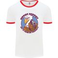 Hippidy Hoppidy Get Off My Property Gun Rights Mens Ringer T-Shirt White/Red