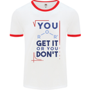 Science You Get It or You Dont Geek Funny Mens Ringer T-Shirt White/Red