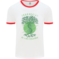 Genealogy Its All Relative Funny DNA Ancestry Mens Ringer T-Shirt White/Red