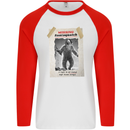 Santaquatch Christmas Bigfoot Xmas Sasquatch Mens L/S Baseball T-Shirt White/Red