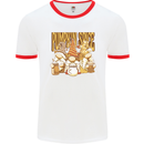 Pumpkin Spice Gnomes Halloween Mens Ringer T-Shirt White/Red
