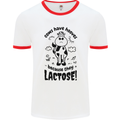 Cows Have Hooves Because They Lack Toes Mens Ringer T-Shirt White/Red