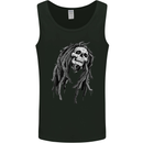 Reggae Music Skull Jamaica Mens Vest Tank Top Black