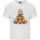 Reindeer Christmas Tree Rudolf Xmas Funny Kids T-Shirt Childrens White