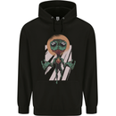 Religious Alien Childrens Kids Hoodie Black