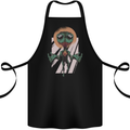 Religious Alien Cotton Apron 100% Organic Black