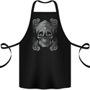 Religious Skull Pope Rock Music Heavy Metal Cotton Apron 100% Organic Black