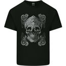 Religious Skull Pope Rock Music Heavy Metal Kids T-Shirt Childrens Black