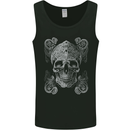 Religious Skull Pope Rock Music Heavy Metal Mens Vest Tank Top Black