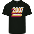 Retro 16th Birthday Original 2007 Mens Cotton T-Shirt Tee Top Black