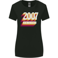 Retro 16th Birthday Original 2007 Womens Wider Cut T-Shirt Black