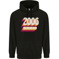 Retro 17th Birthday Original 2006 Mens 80% Cotton Hoodie Black