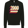 Retro 23rd Birthday Original 2000 Mens Sweatshirt Jumper Black
