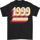 Retro 24th Birthday Original 1999 Mens T-Shirt 100% Cotton BLACK