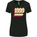 Retro 24th Birthday Original 1999 Womens Wider Cut T-Shirt Black