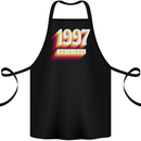 Retro 26th Birthday Original 1997 Cotton Apron 100% Organic Black