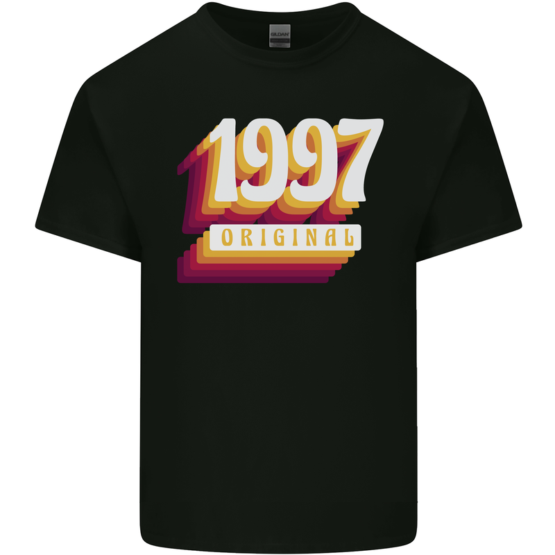 Retro 26th Birthday Original 1997 Mens Cotton T-Shirt Tee Top Black