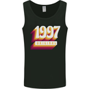 Retro 26th Birthday Original 1997 Mens Vest Tank Top Black