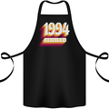 Retro 29th Birthday Original 1994 Cotton Apron 100% Organic Black