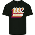 Retro 31st Birthday Original 1992 Mens Cotton T-Shirt Tee Top Black