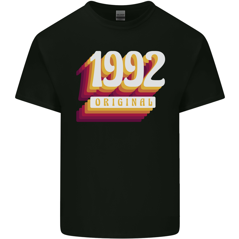 Retro 31st Birthday Original 1992 Mens Cotton T-Shirt Tee Top Black
