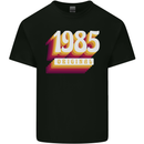 Retro 38th Birthday Original 1985 Mens Cotton T-Shirt Tee Top Black