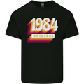 Retro 39th Birthday Original 1984 Mens Cotton T-Shirt Tee Top Black