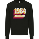 Retro 39th Birthday Original 1984 Mens Sweatshirt Jumper Black