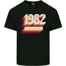 Retro 41st Birthday Original 1982 Mens Cotton T-Shirt Tee Top Black