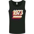 Retro 50th Birthday Original 1973 Mens Vest Tank Top Black