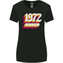 Retro 51st Birthday Original 1972 Womens Wider Cut T-Shirt Black