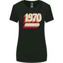 Retro 53rd Birthday Original 1970 Womens Wider Cut T-Shirt Black