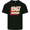 Retro 56th Birthday Original 1967 Mens Cotton T-Shirt Tee Top Black