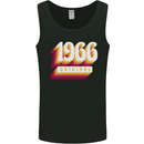 Retro 57th Birthday Original 1966 Mens Vest Tank Top Black