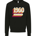 Retro 63rd Birthday Original 1960 Mens Sweatshirt Jumper Black