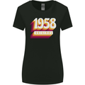 Retro 65th Birthday Original 1958 Womens Wider Cut T-Shirt Black
