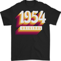 Retro 69th Birthday Original 1954 Mens T-Shirt 100% Cotton BLACK