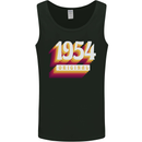 Retro 69th Birthday Original 1954 Mens Vest Tank Top Black