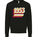 Retro 70th Birthday Original 1953 Mens Sweatshirt Jumper Black