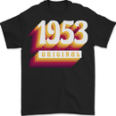 Retro 70th Birthday Original 1953 Mens T-Shirt 100% Cotton BLACK