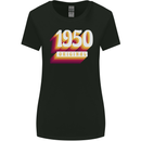 Retro 73rd Birthday Original 1950 Womens Wider Cut T-Shirt Black