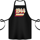 Retro 79th Birthday Original 1944 Cotton Apron 100% Organic Black