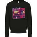 Retro 80s Arcade Games Mens Sweatshirt Jumper Black