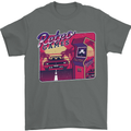 Retro 80s Arcade Games Mens T-Shirt 100% Cotton Charcoal