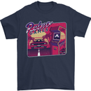 Retro 80s Arcade Games Mens T-Shirt 100% Cotton Navy Blue