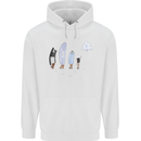 Retro Data Storage Funny Geek Nerd CD PC Childrens Kids Hoodie White