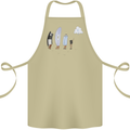 Retro Data Storage Funny Geek Nerd CD PC Cotton Apron 100% Organic Khaki